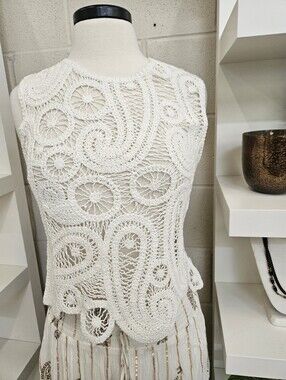 Paisley Crochet Tank